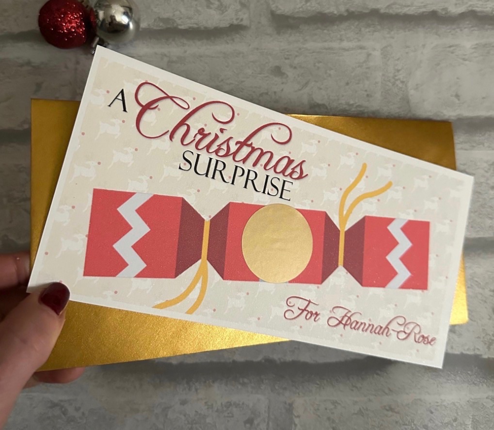 Christmas Scratch Surprise Voucher - Cracker