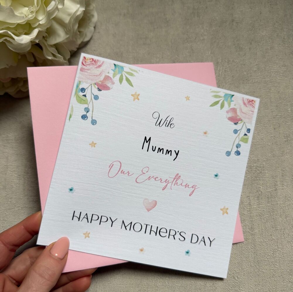 Mother's day card - Our Everything