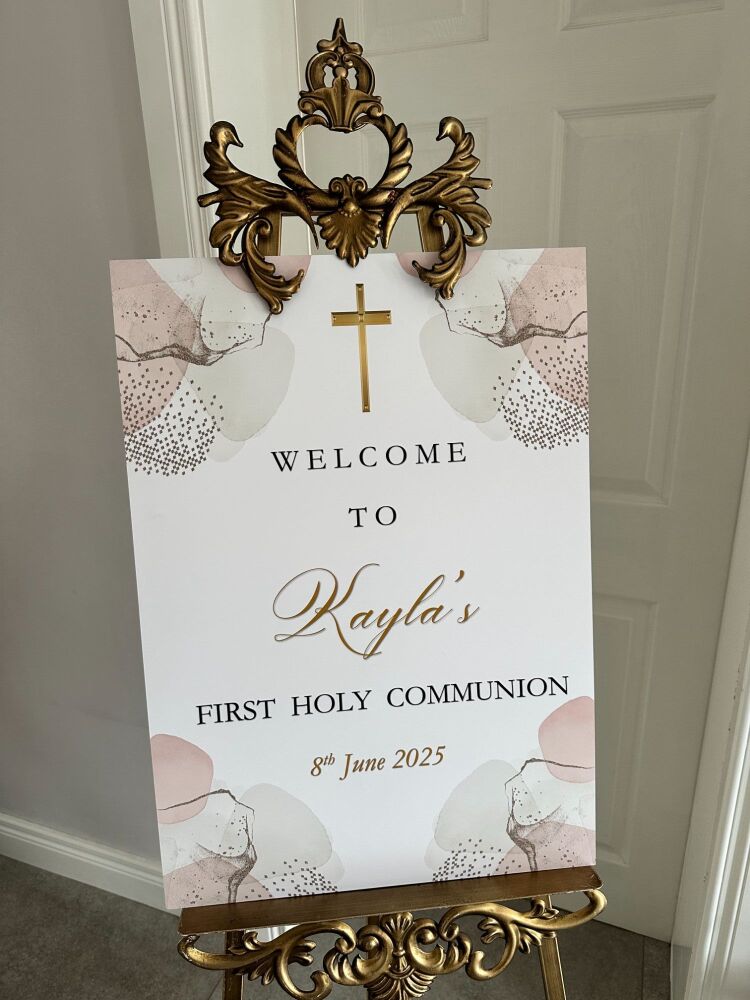 A1 Foamex Sign - Holy Communion or Confirmation