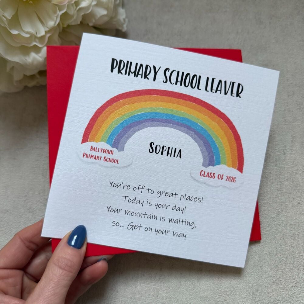 Primary School Leaver Card