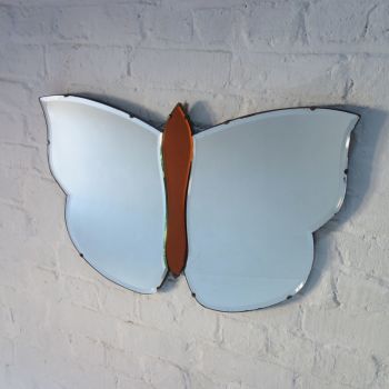 Art Deco Butterfly Mirror Circa 1930