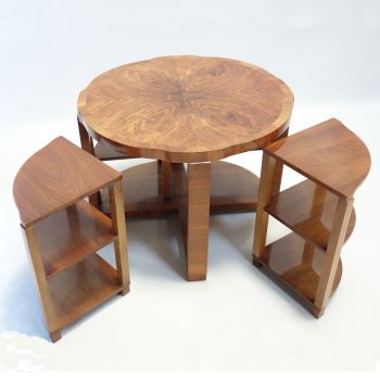 Art Deco Nest of Tables by Harry & Lou Epstein.
