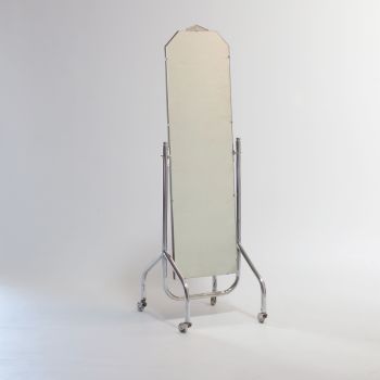 Art Deco Chrome Cheval mirror 1930's 