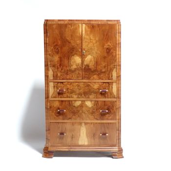 Art deco Tallboy Chest of Draws 1930's. SOLD