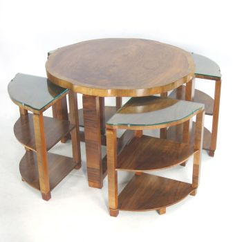 Art Deco Nest of Tables by H&L Epstein.