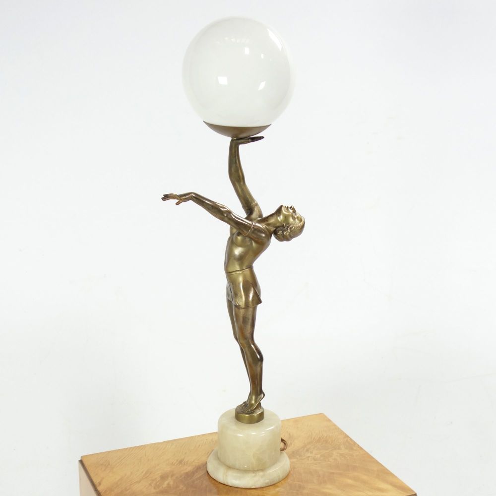 Art Deco Lady Lamp 1930's