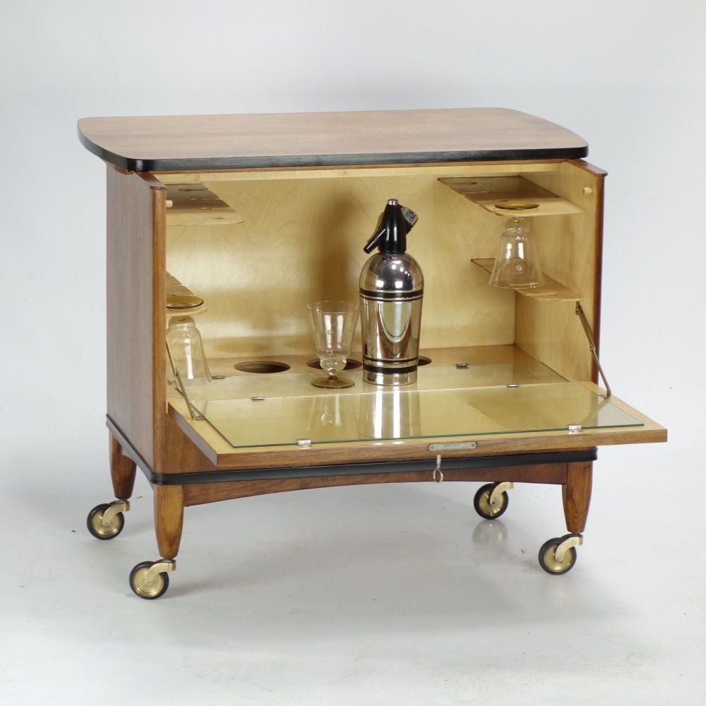 Art Deco Cocktail Trolley