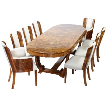 Art Deco Dining Suite by Hille Seats Eight .Reserved