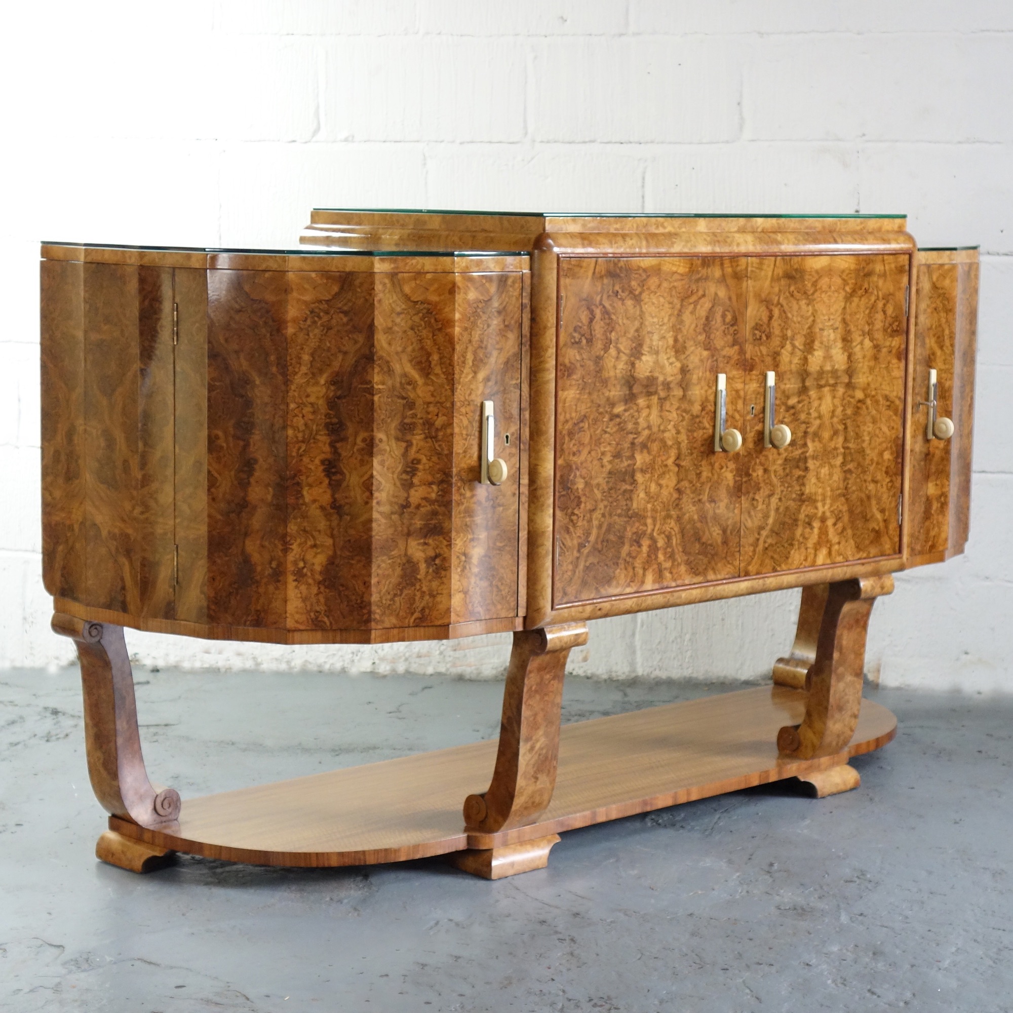 Hille Original Antique Art Deco sideboard For Sale International Delivery