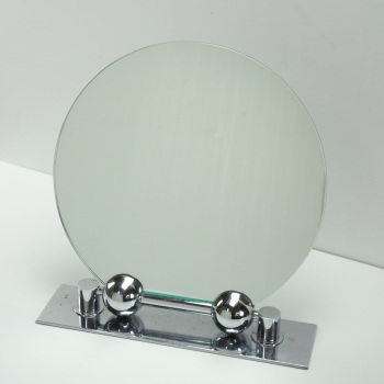 Art Deco Adjustable Chrome Table Mirror SOLD