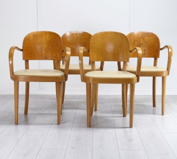 Set of 4 Art Deco Dining Chairs J&J.Kohn 1930's SOLD