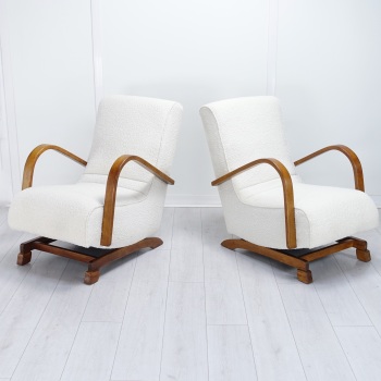 A Pair of Art Deco Rocking chairs 1930's