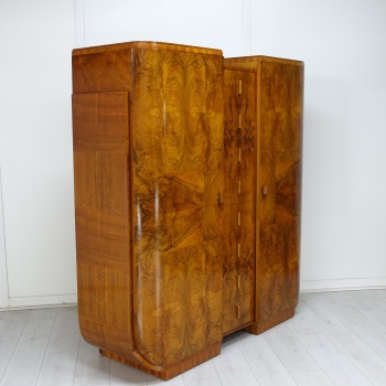 Art Deco Wardrobe by S.Hille 1930's Sold