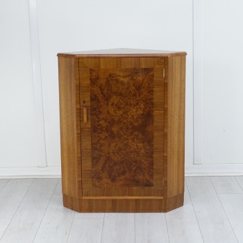 Art Deco Corner Cabinet by Heal's 1930's RESERVED