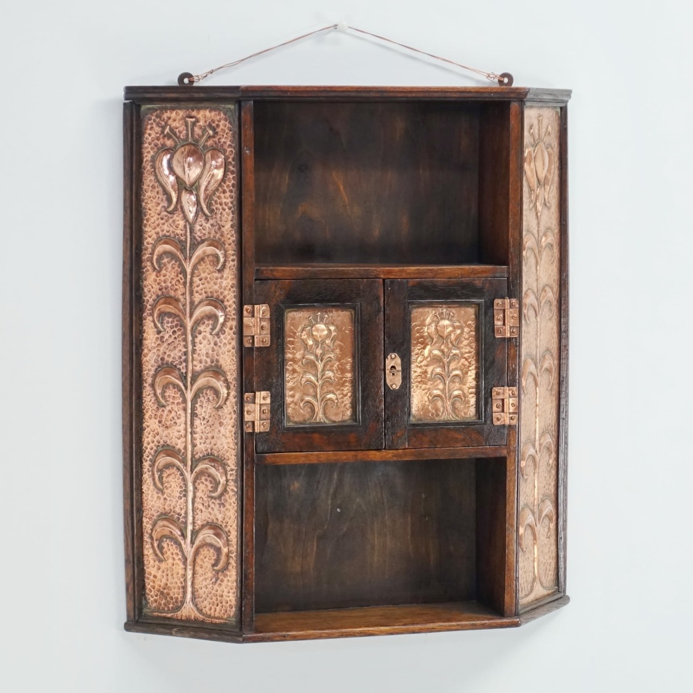 Arts & Crafts Wall Cabinet By John Pearson.