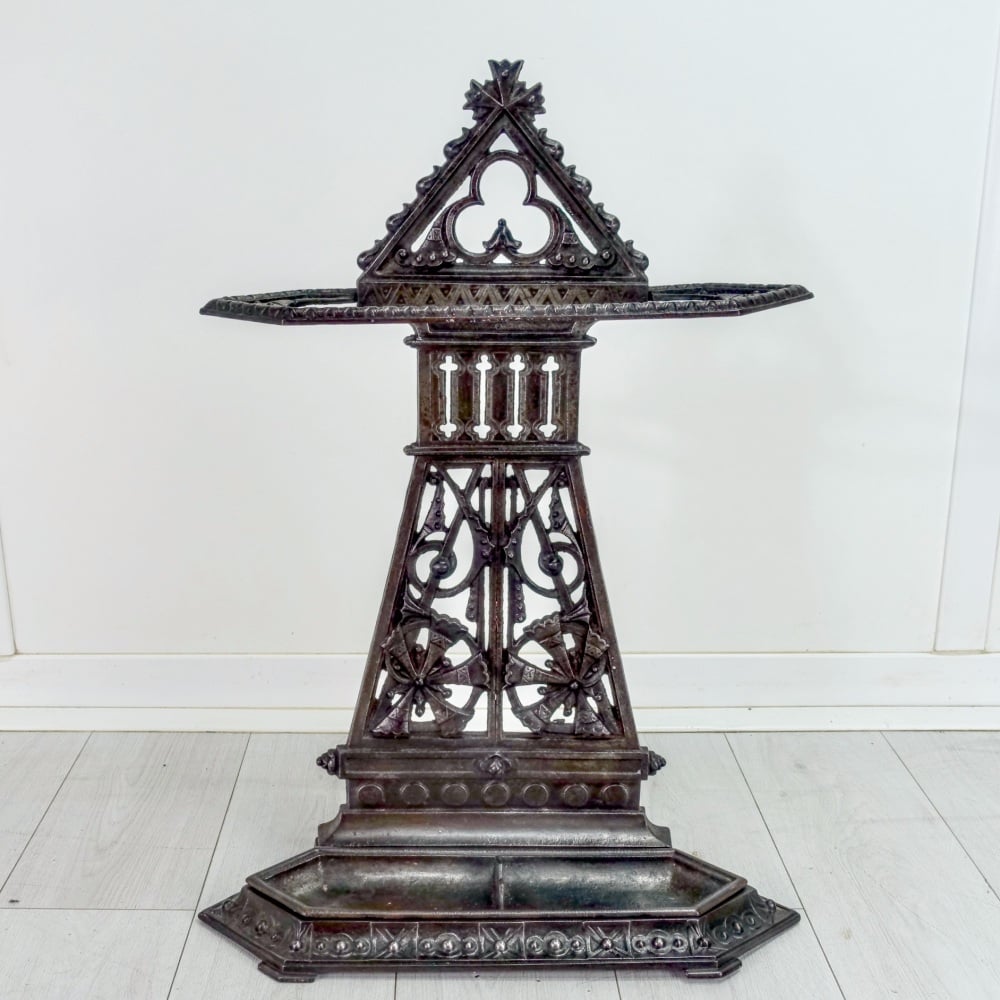 Cast Iron umbrella stand Christopher Dresser c1868.