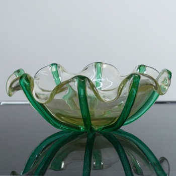 Oro Cordonati Bowl by Archimede Seguso c1949