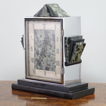 Art Deco Mantel Clock by Goldsmiths & Silversmiths 1930’s