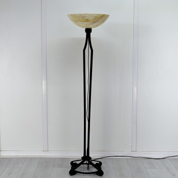 Art Deco Wrought Iron Floor Lamp French 1930’s. RESERVED