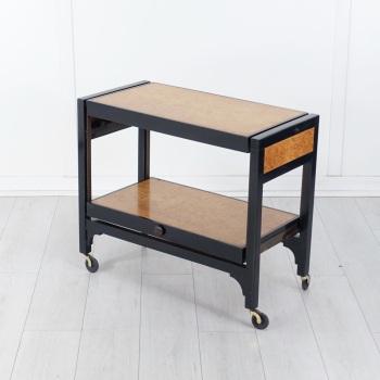 Art Deco Metamorphic Burr Maple Trolley 1930’s