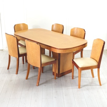 Art Deco Dining suite by H&L Epstein 1930’s.