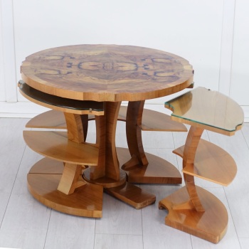 Art Deco Nest of Tables – Harry & Lou Epstein, c.1930 RESERVED