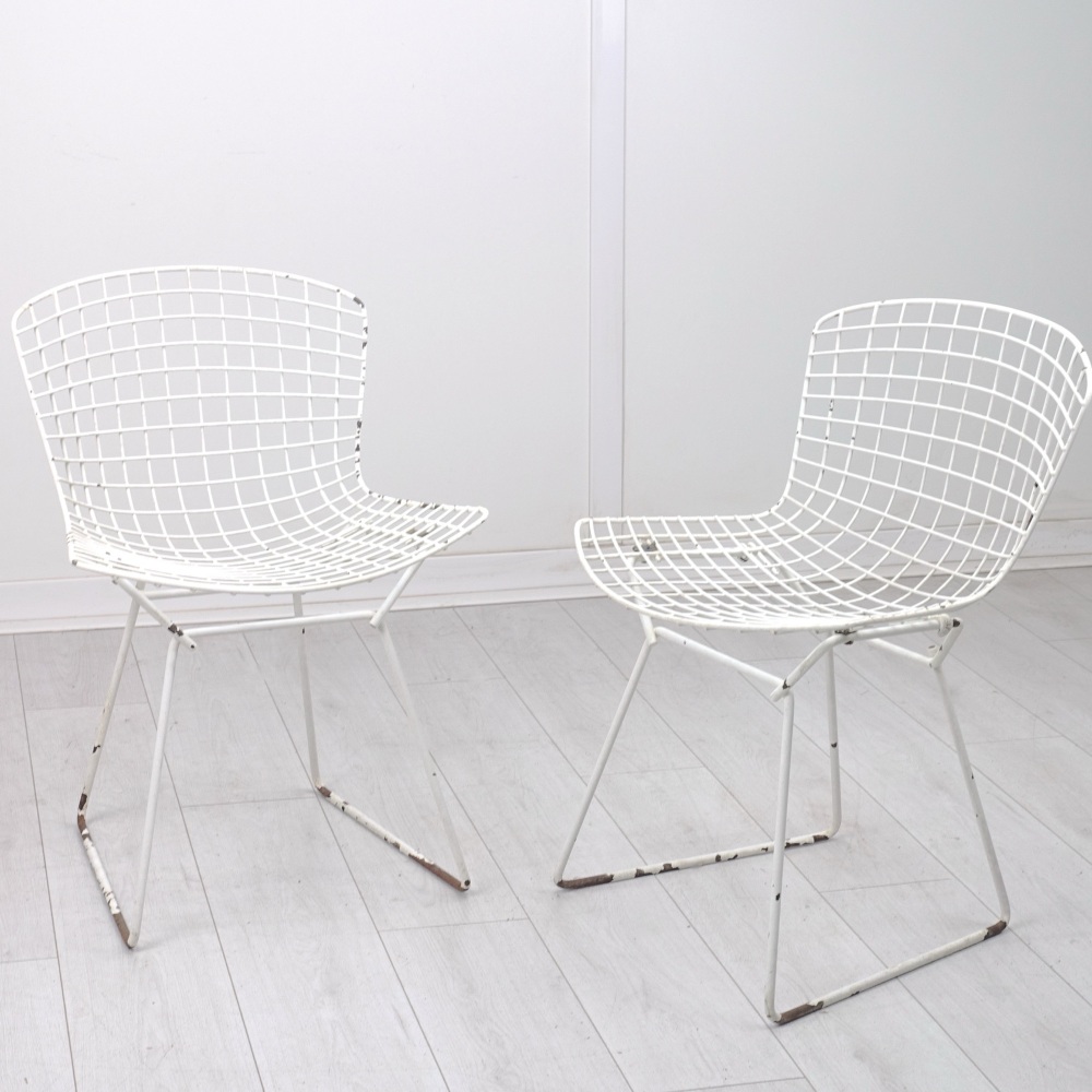 Pair of Bertoia Side Chairs by Knoll — 1960s