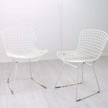 Pair of Bertoia Side Chairs by Knoll &mdash; 1960s