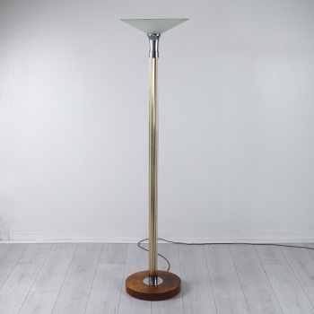 Heals Art Deco Glass Rods Floor / Standard Lamp c1930