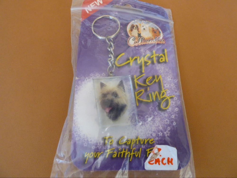 Cairn Terrier - Crystal Keyring