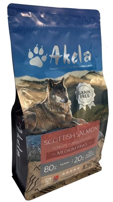 Akela 80:20 Scottish Salmon - 10kg Medium Paws