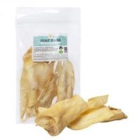 JR Pets Dried Goat Ears - 130g pack - Natural source of Chondroitin - Low Fat <20% Fat 