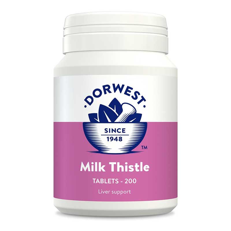 Milk Thistle for Dogs & Cats - 200 tablets