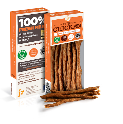 JR Pets Pure Chicken Sticks 50g -  Super Low Fat 