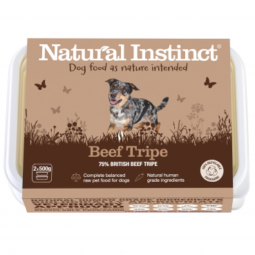 Natural Instinct Dog Beef Tripe 2 x 500g packs   (Due in Friday 21 August)