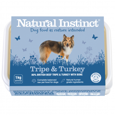 Natural Instinct Dog Tripe & Turkey 1 x 1kg pack