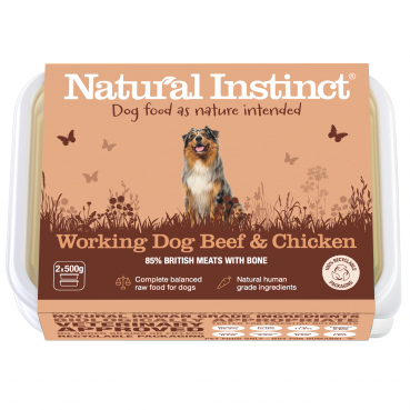 Natural Instinct Working Dog Beef & Chicken - 1 x 1kg pack