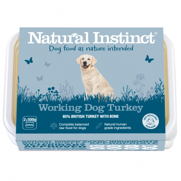 Natural Instinct Working Dog Turkey - 1 x 1kg pack