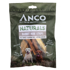 Anco Naturals Rabbit Hide Strips 80g pack