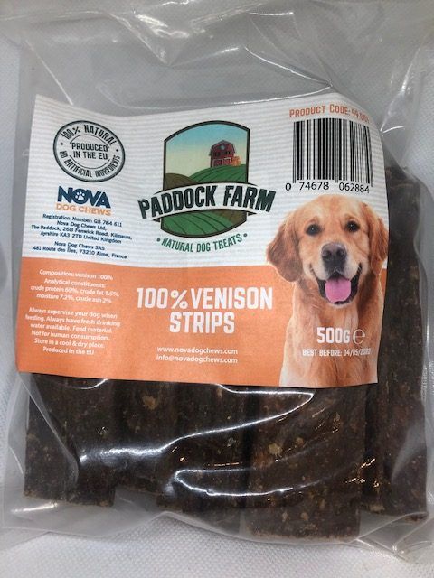 100% Venison Meat Strips 500g pack