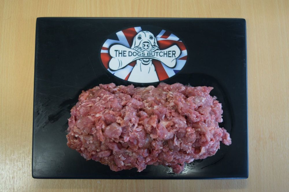 The Dogs Butcher Veal Mince with Duck Neck 80-10-10 - 1kg