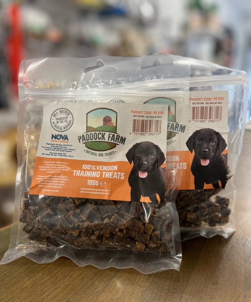 100% Venison Training Treats 100g pack