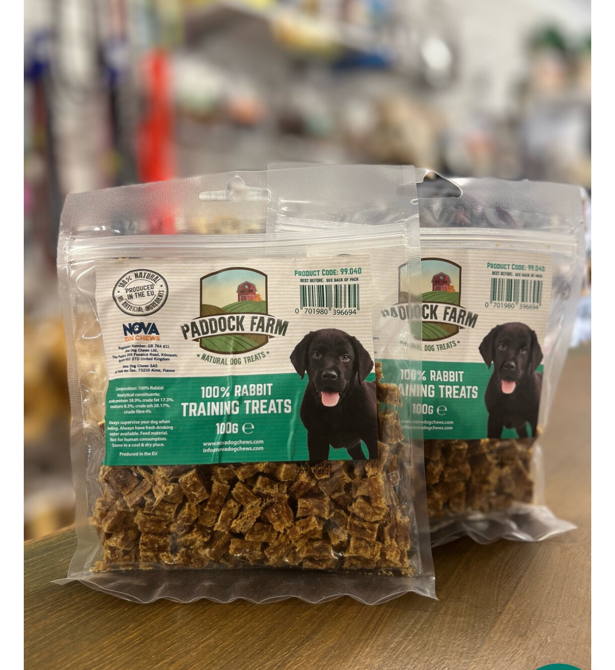 Akela deals training treats
