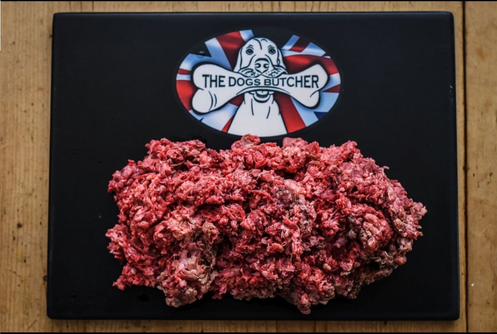 The Dogs Butcher Puppy Ox Mince with Duck 80-10-10 1kg