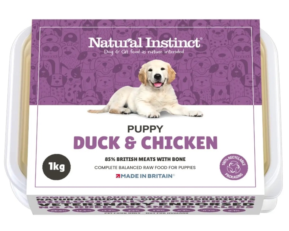Natural Instinct Puppy Duck & Chicken 1 x 1kg pack   (Due in Friday 09 June
