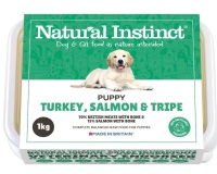 Natural Instinct Puppy Turkey, Salmon & Tripe 1 x 1kg pack