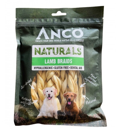 Anco Naturals Lamb Braid 100g pack