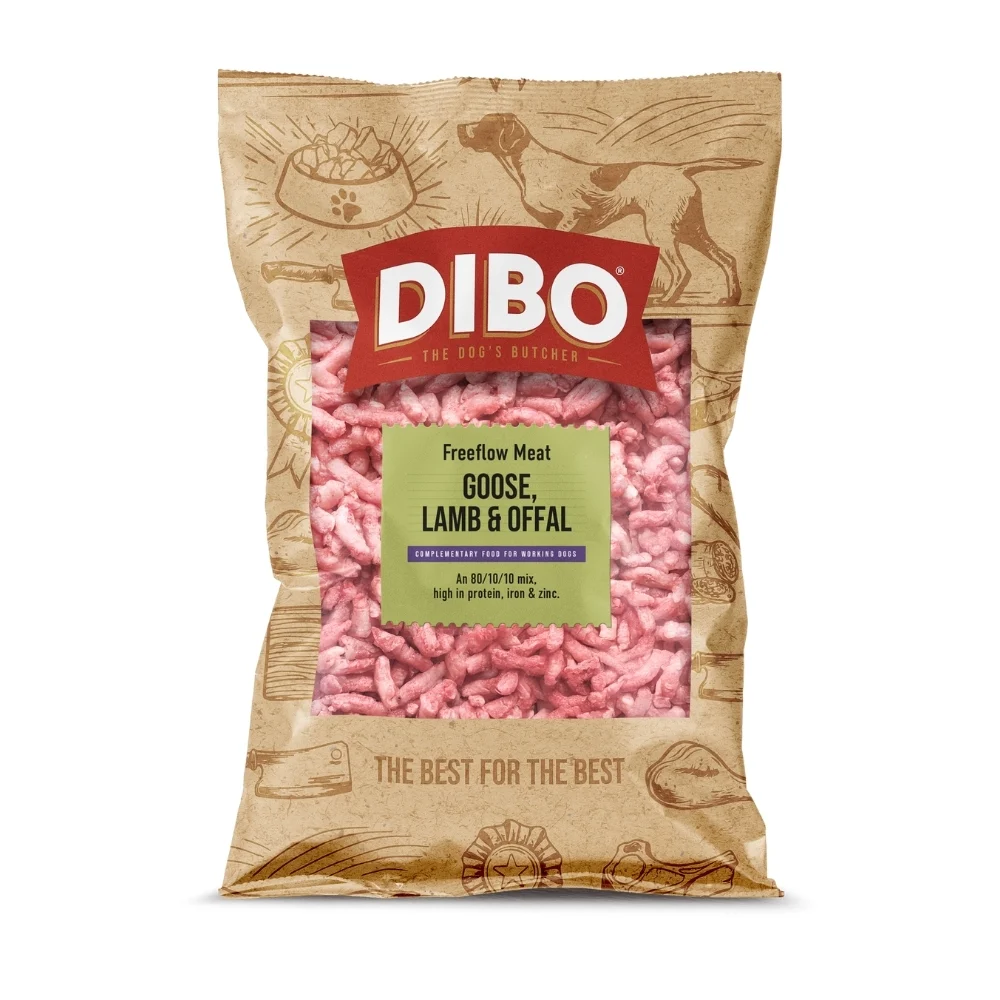 DIBO Free Flow Mince Goose, Lamb & Offal 1kg