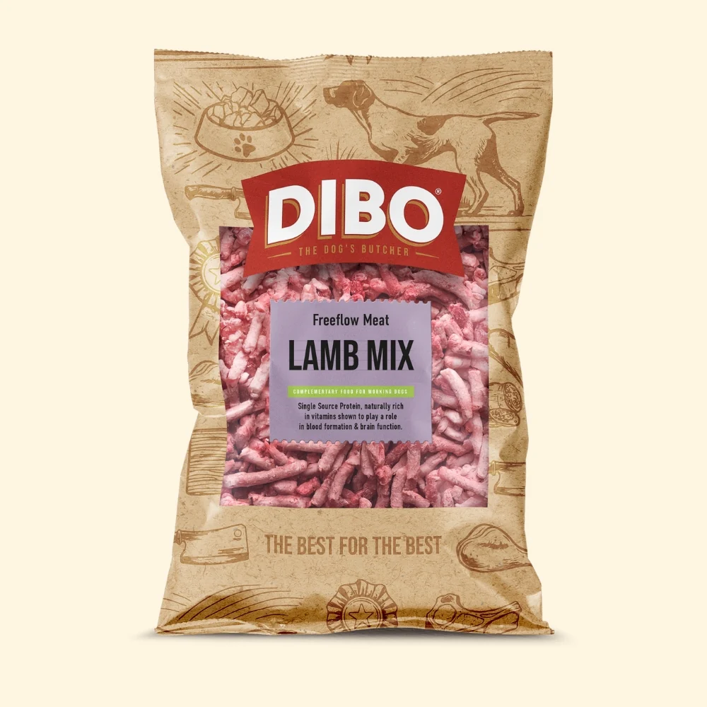 DIBO Free Flow Mince Lamb Mix 1kg