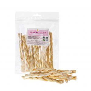 JR Pets Braided Lamb 100g pack